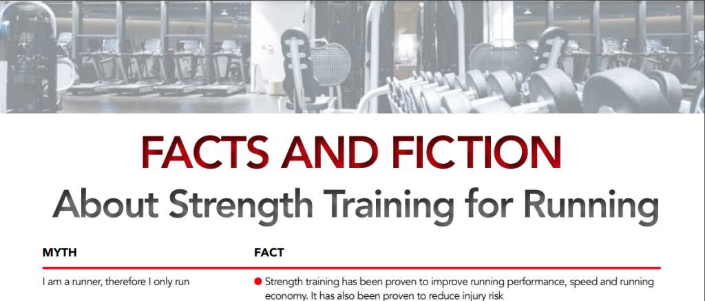 Running and strength training facts and fiction